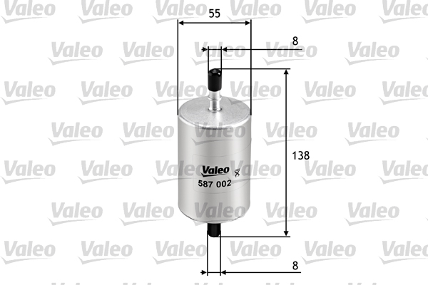 Filtro carburante - 587002 VALEO