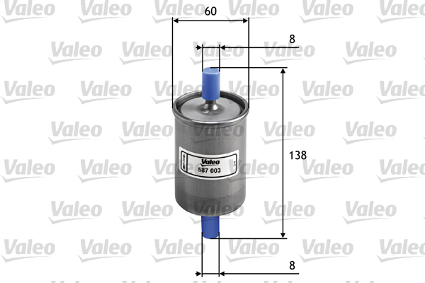 Топливный фильтр - 587003 VALEO