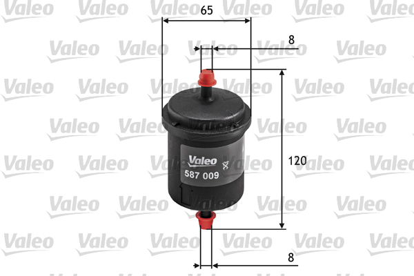 Топливный фильтр - 587009 VALEO