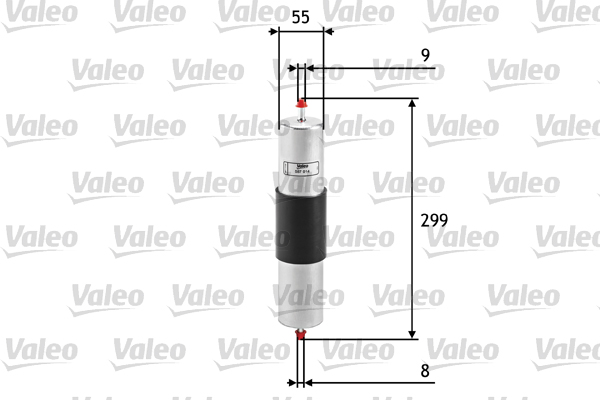 kuro filtras - 587014 VALEO