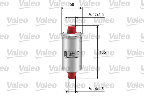 Fuel filter - 587200 VALEO