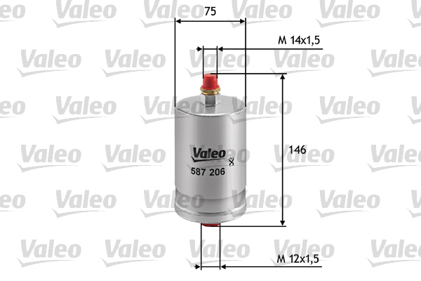 Fuel filter - 587206 VALEO