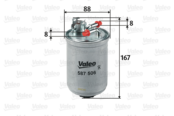 kuro filtras - 587506 VALEO