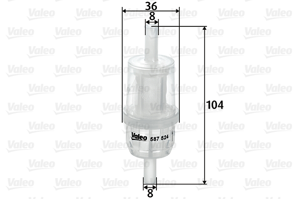 Filtro carburante - 587524 VALEO