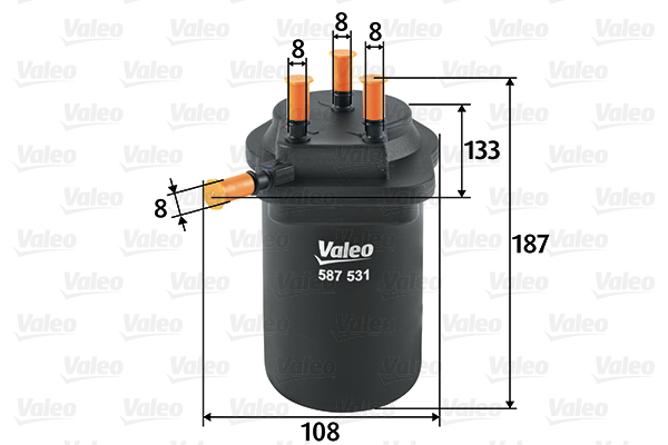 Fuel filter - 587531 VALEO