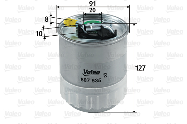 Filtro carburante - 587535 VALEO