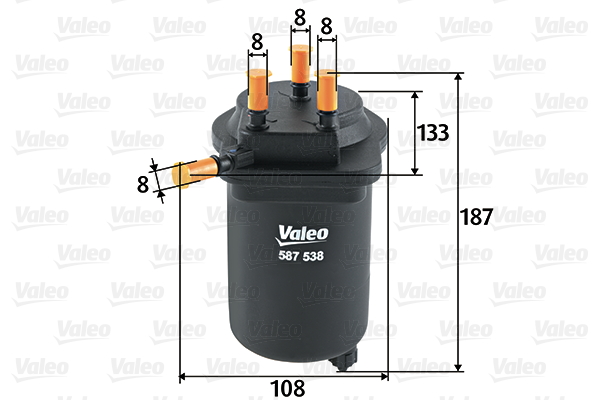 Fuel filter - 587538 VALEO