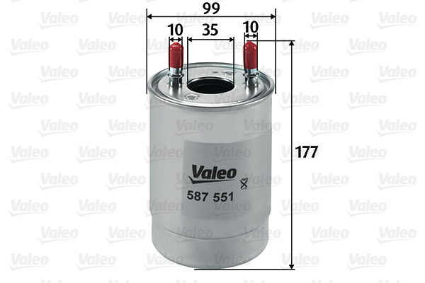 Filtro carburante - 587551 VALEO