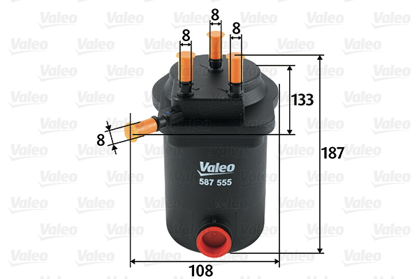 Fuel filter - 587555 VALEO