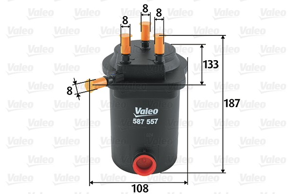 Fuel filter - 587557 VALEO