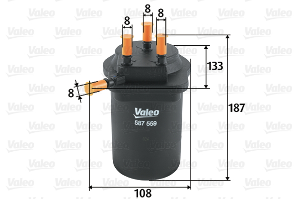 Fuel filter - 587559 VALEO