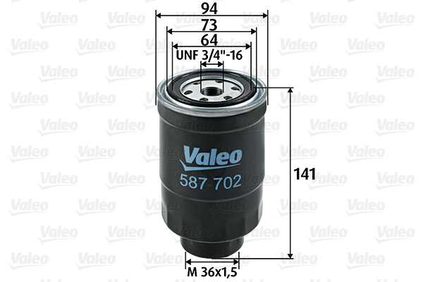 Filtro carburante - 587702 VALEO