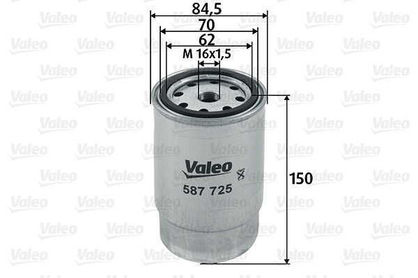 Filtro carburante - 587725 VALEO
