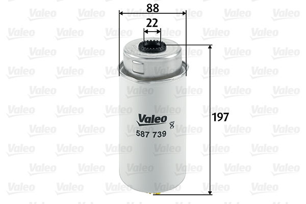 Kraftstofffilter - 587739 VALEO