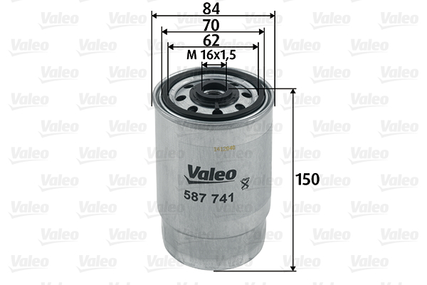 kuro filtras - 587741 VALEO