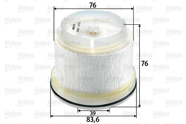 Fuel filter - 587933 VALEO
