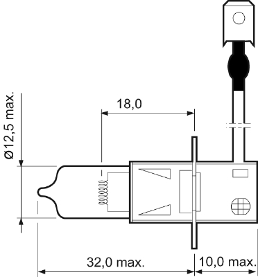 Bulb, spotlight - 032005 VALEO