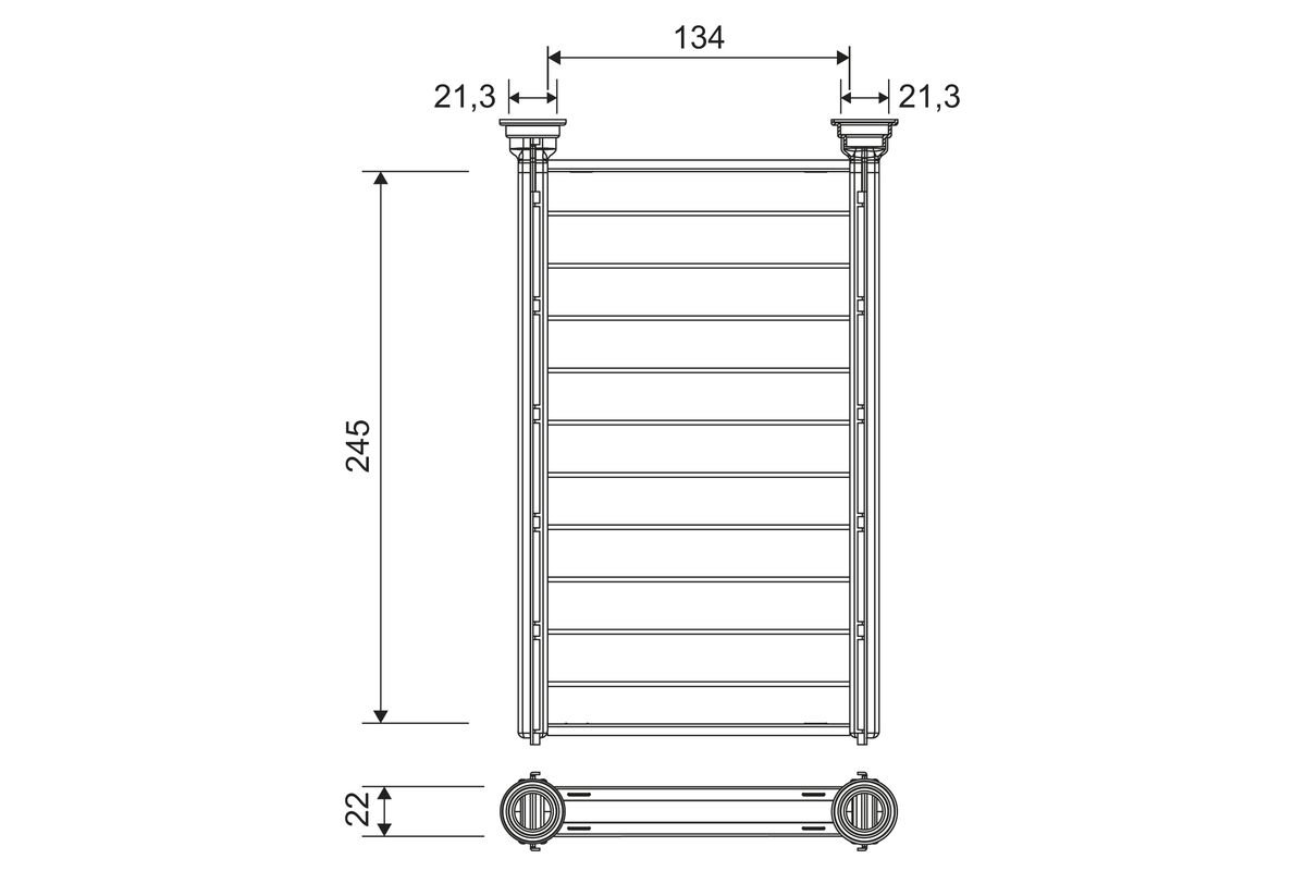 Heat Exchanger, interior heating - 811628 VALEO