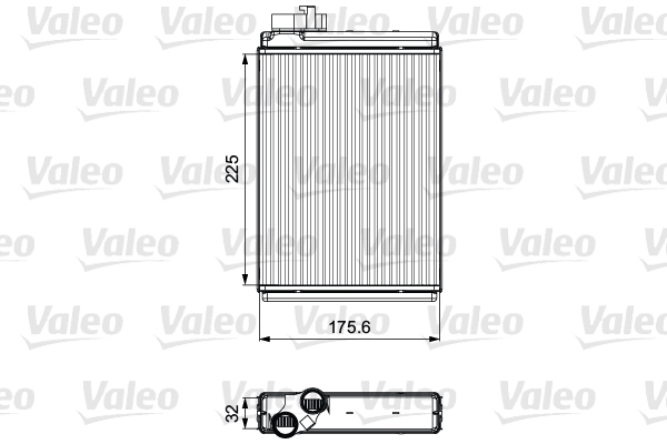 Теплообменник, отопление салона - 811507 VALEO