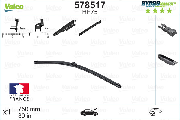 Щетка стеклоочистителя - 578517 VALEO