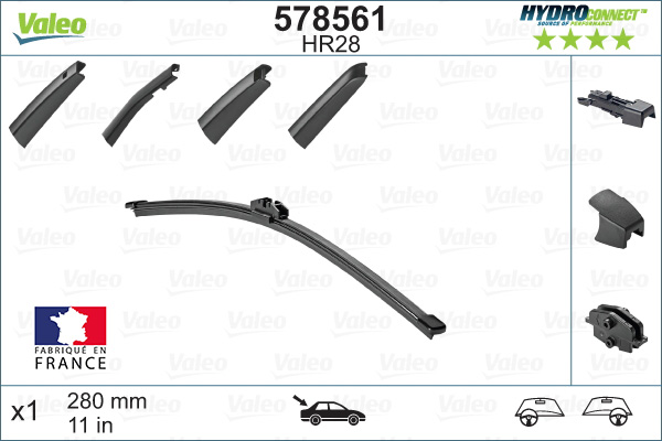 Wiper Blade - 578561 VALEO