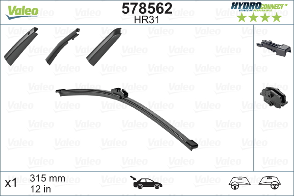 Wiper Blade - 578562 VALEO
