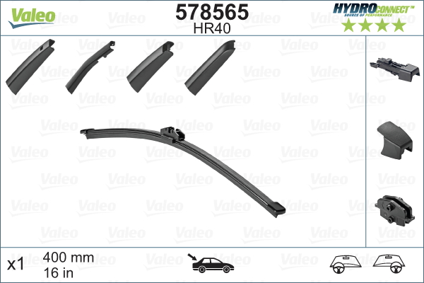Wiper Blade - 578565 VALEO