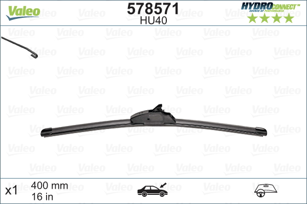 Щетка стеклоочистителя - 578571 VALEO