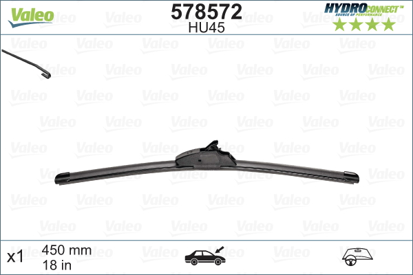 Щетка стеклоочистителя - 578572 VALEO