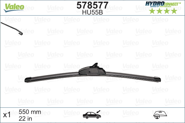 Щетка стеклоочистителя - 578577 VALEO