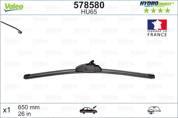 Щетка стеклоочистителя - 578580 VALEO