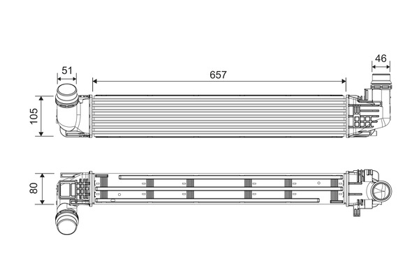 Intercooler - 818228 VALEO