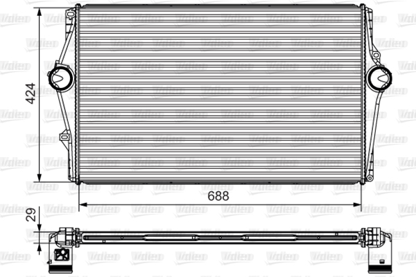 Intercooler - 818283 VALEO