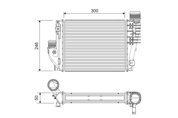 Intercooler - 818304 VALEO