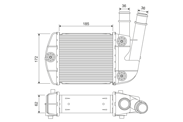 Intercooler - 818310 VALEO