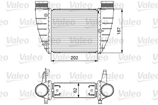 Intercooler, charger - 818325 VALEO