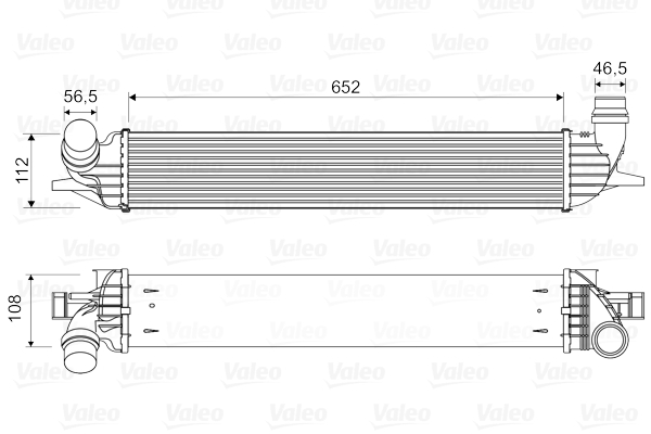 Intercooler, charger - 818330 VALEO