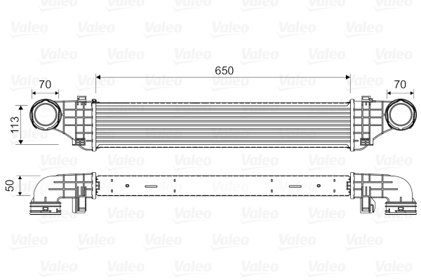 Intercooler, charger - 818337 VALEO