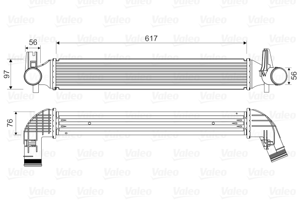 Intercooler, charger - 818338 VALEO