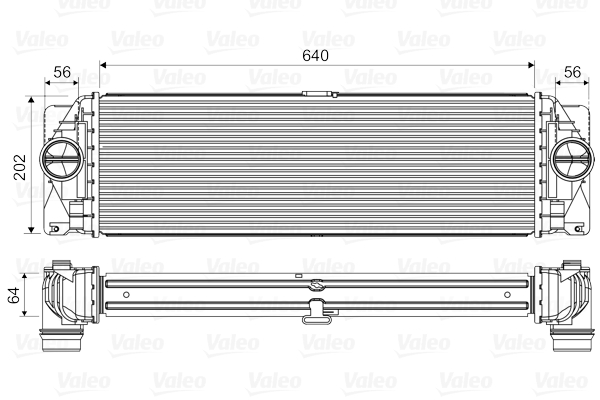 Интеркулер - 818341 VALEO