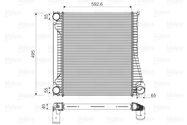 Intercooler - 818346 VALEO