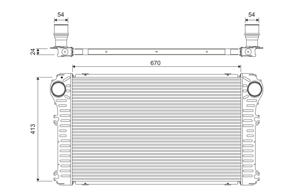 Intercooler - 818363 VALEO