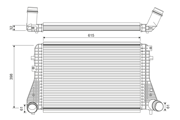 Intercooler - 818372 VALEO