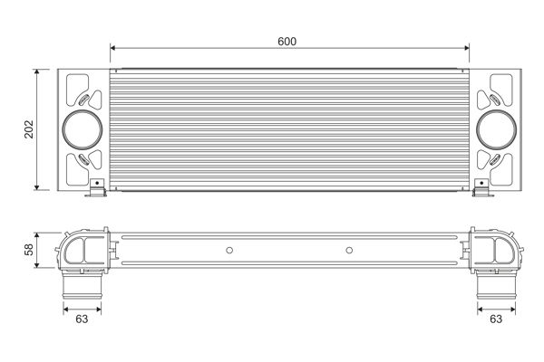 Intercooler, charger - 818376 VALEO
