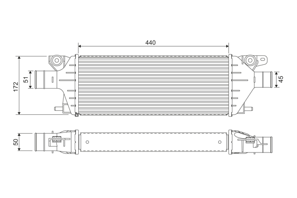 Intercooler - 818379 VALEO