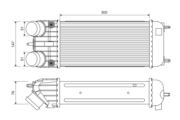 Intercooler - 818385 VALEO