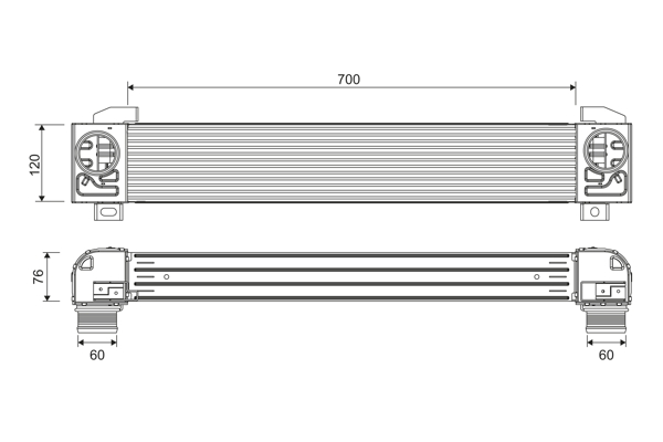 Intercooler, charger - 818386 VALEO