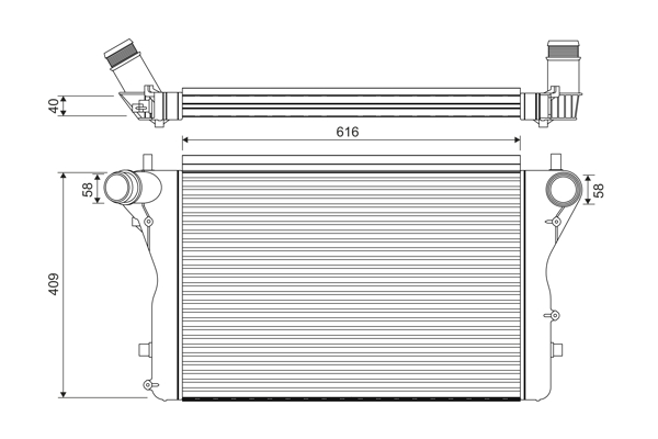 Intercooler - 818391 VALEO