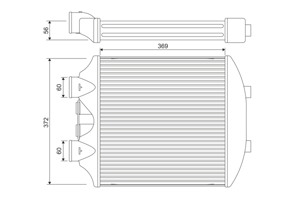Intercooler - 818393 VALEO