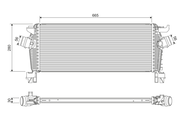 Intercooler - 818396 VALEO